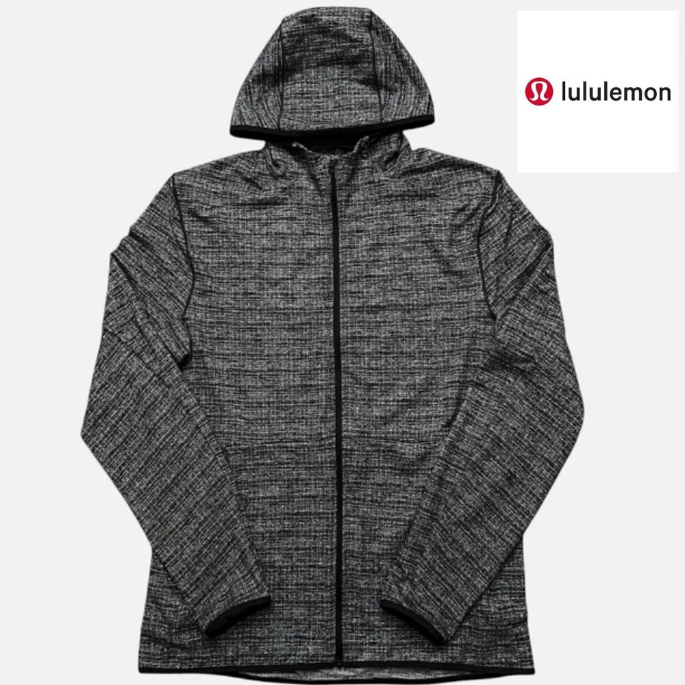 Lululemon Surge Warm Full Zip Hoodie Performance Stretch Men's Medium - Picture 2 of 2